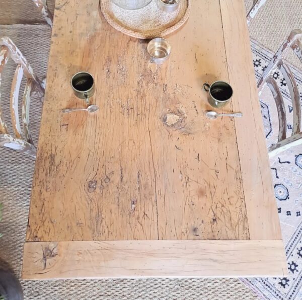 Table de ferme campagne monastère bois ancienne vintage